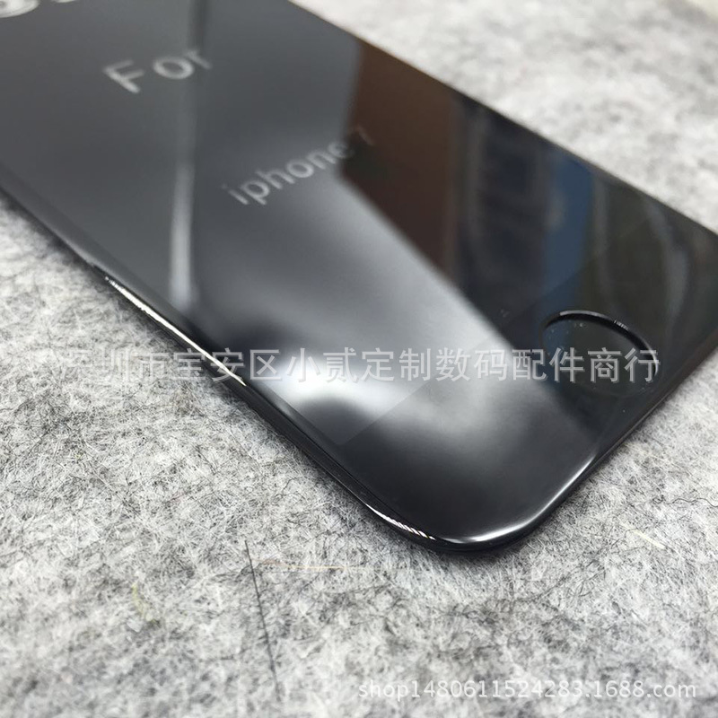 小貳製iPhone7/7P冷雕全屏4D全吸附玻璃大弧手機鋼化玻璃膜全覆蓋