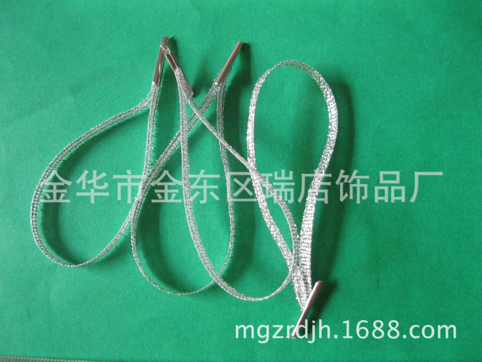 厂家批发挂吊牌绳扣扁带绳头子打扣铁头绳子包装绳倒钩绳扣