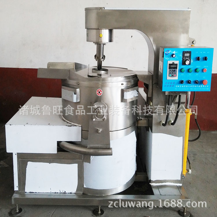 商用全自动电磁加热搅拌炒锅   鲁旺制造电磁球型爆米花机