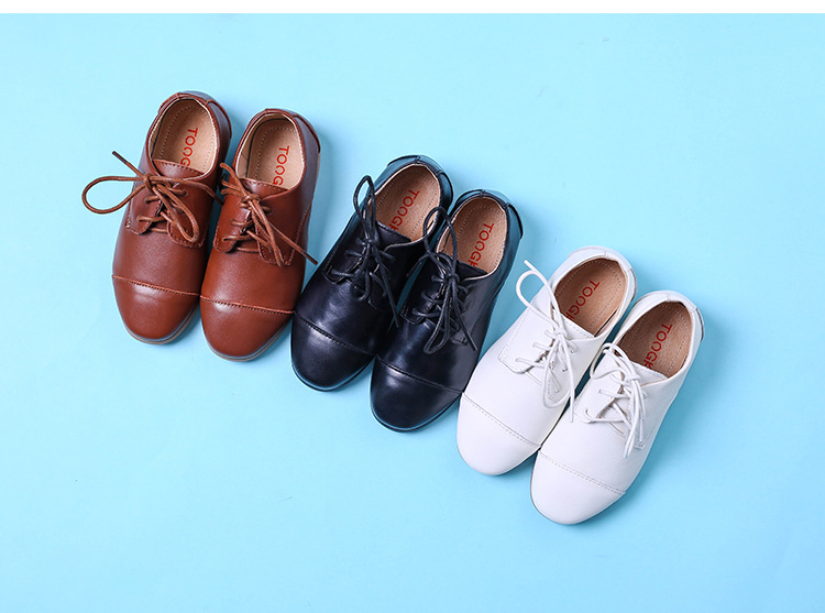 Chaussures enfants en cuir pour été - semelle tendon - Ref 1009119 Image 24