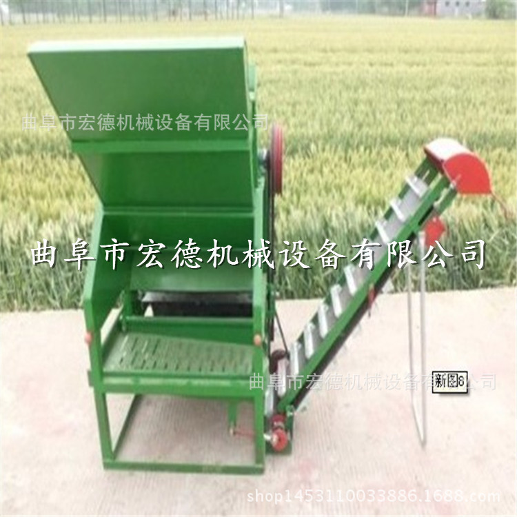 新型农用花生摘果机 鲜花生去秧子机 家用电动花生打果机