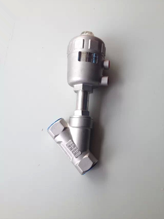 不锈钢气动快装角座阀- 供应Y685F不锈钢气动快装角座阀