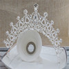 Tiara for bride, crystal, hair accessory, Korean style