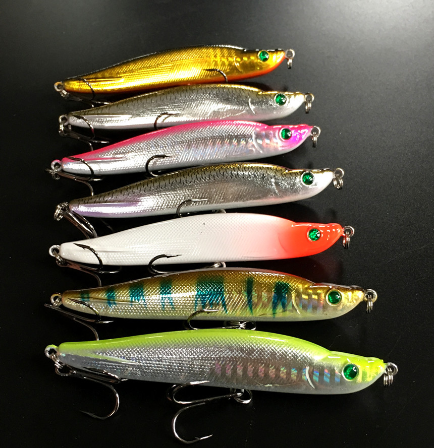 Sinking Minnow Fishing Lures 80mm 11g Haed Baits Fresh Water Bass Swimbait Tackle Gear