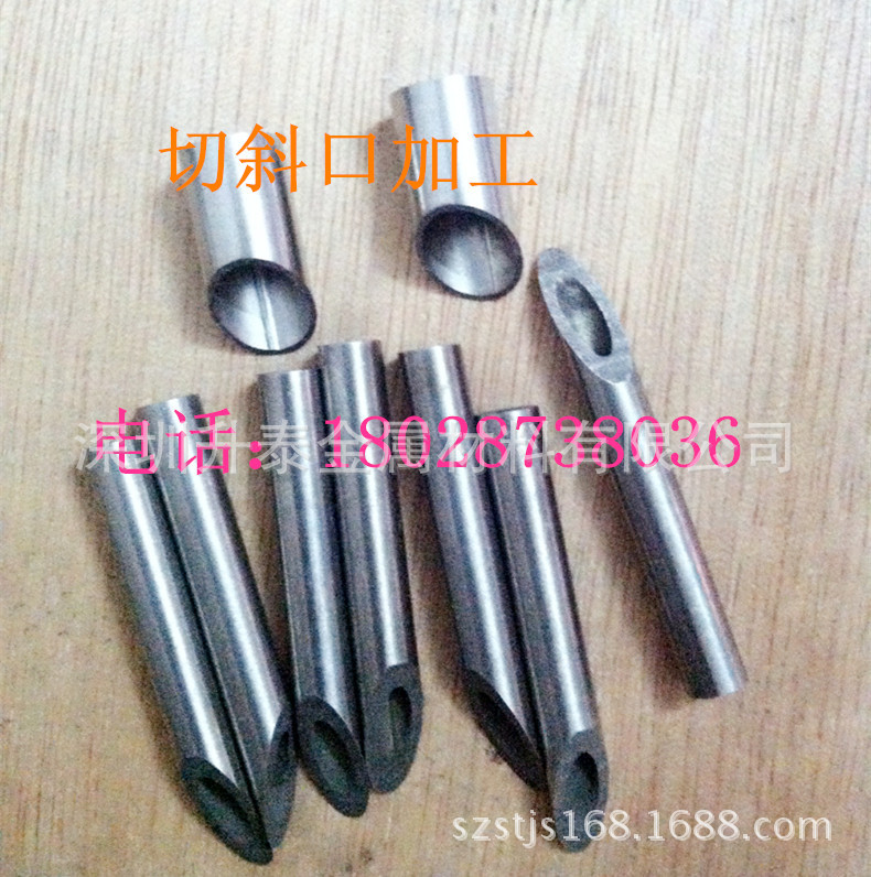 316不锈钢管304不锈钢毛细管 钢管切斜口倒角加工