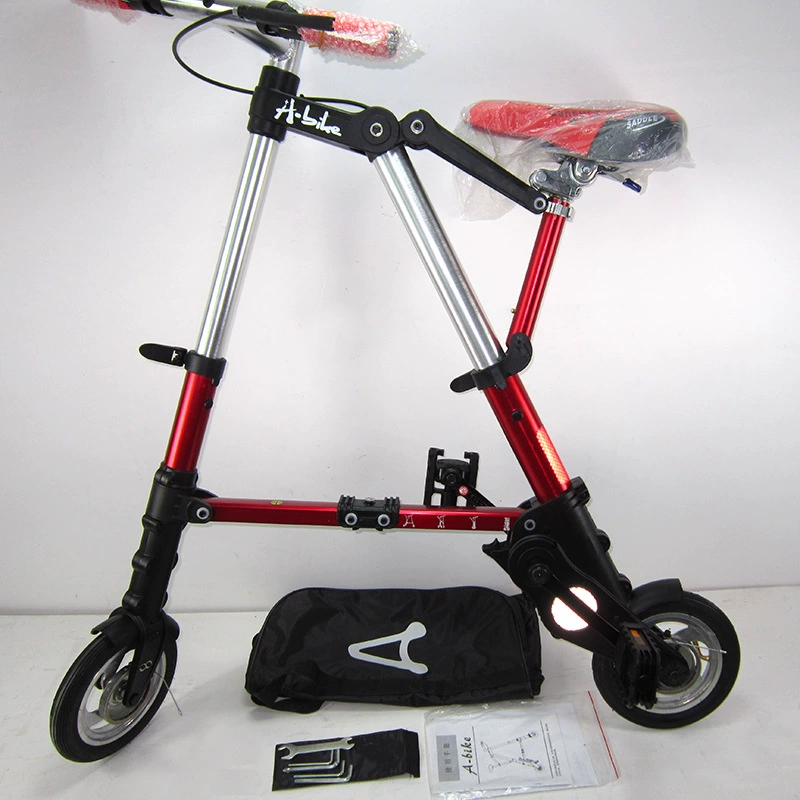 Folding small handheld bike for elderly for gym
