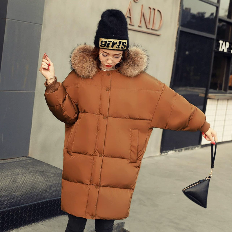 Big down jacket, city style, Korean style, mid-length