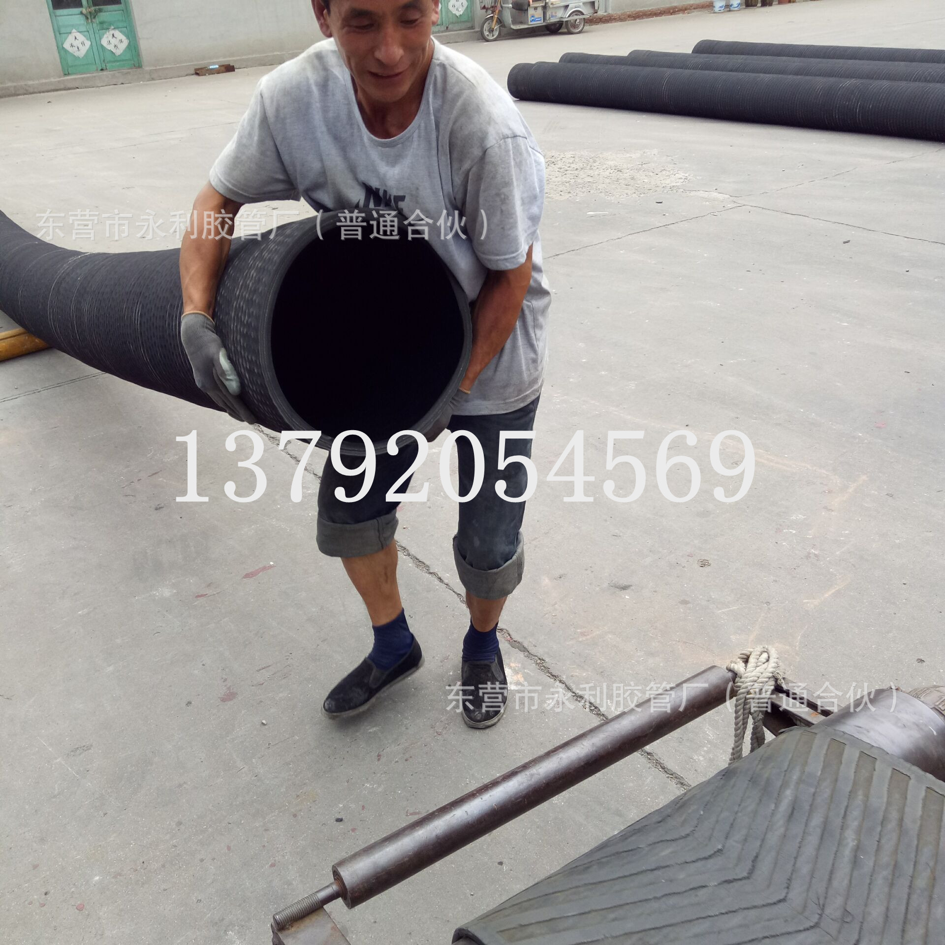 24寸钢丝吸水胶管埋吸橡胶管 600mm大口径钢丝骨架输水胶管