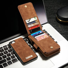 CaseMe适用iPhone7/8钱包款手机皮套苹果8多功能二合一保护手机壳