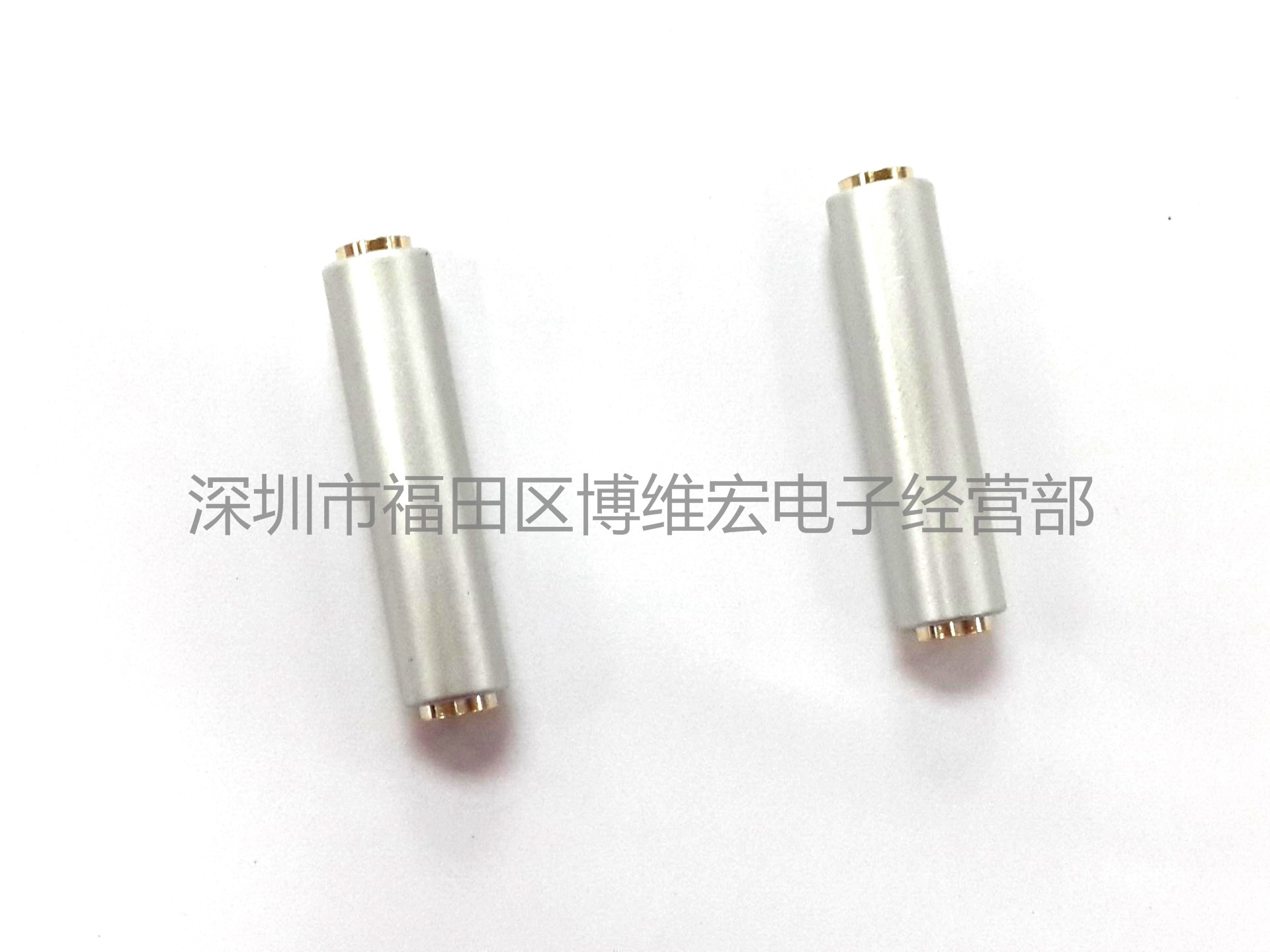 铝壳3.5四级母转3.5四级母/金属3.5母对母/3.5母音频转接头延长线