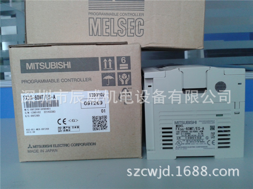 三菱PLC FX3G-60MT/ES-A 全新原装正品 质保一年