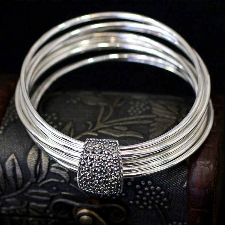Accessory, silver bracelet handmade, jewelry, silver 925 sample