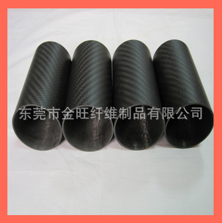 3k斜纹哑光碳纤维管 高强度3k碳管 机械设备用碳纤维管材