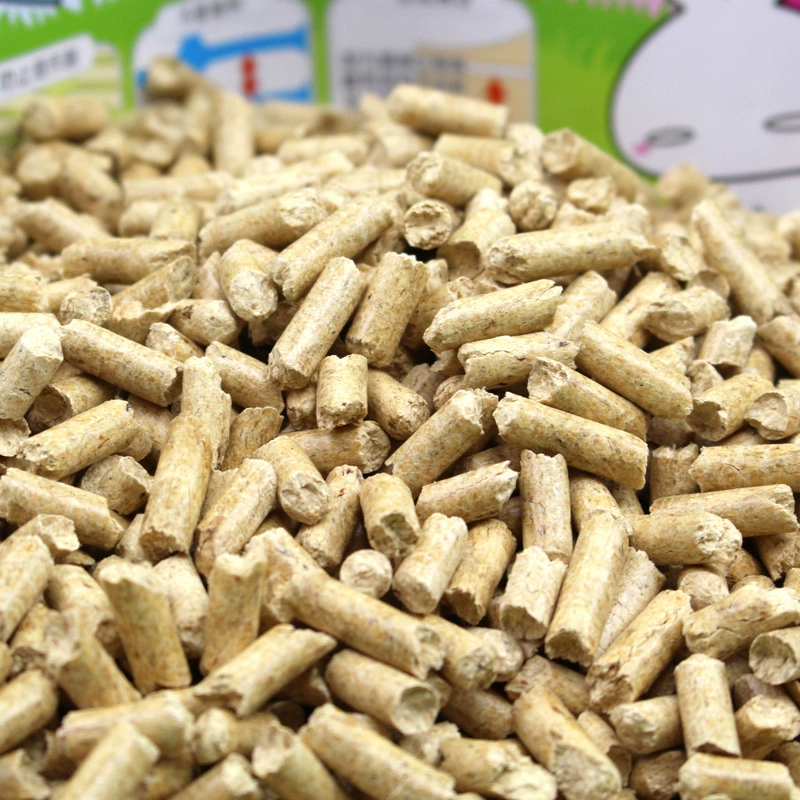 Массовая подушка для древесного зерна 1 кг Кролик Голландская свинья Морская свинка Кошка Песок Охрана окружающей среды Древесное зерно Абсорбент Дезодорация