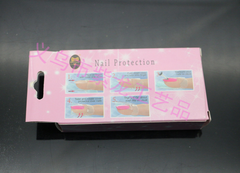 New Manicure Protective Cover, Nail Patch, Anti-Scratch Nail Protective Case, 10 Pcs/Box, Nail Removal Tool Wholesale Clip