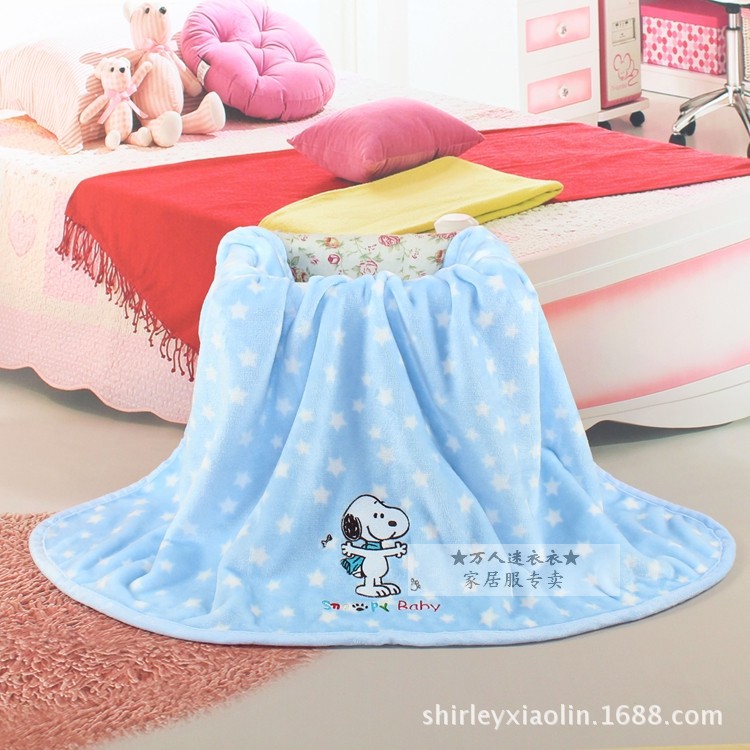 绣花童毯 法兰绒 (9)