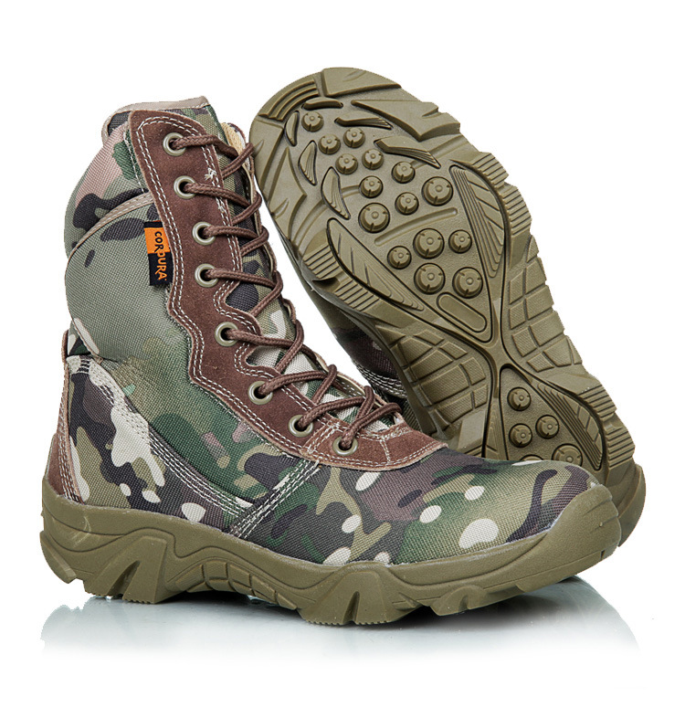 Boots militaires pour homme en nylon - Ref 1399342 Image 20