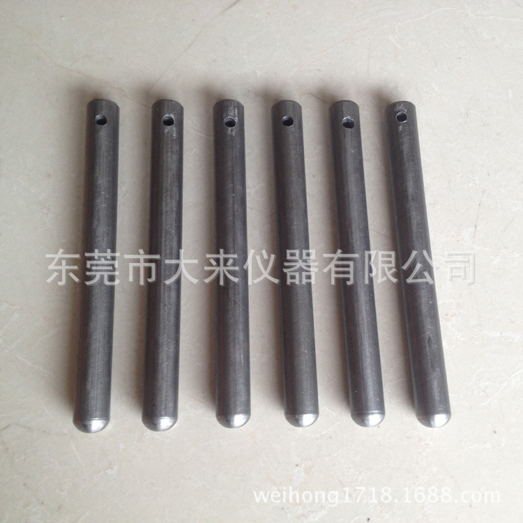 钢棒工业涂料耐高浓度酸碱性盐水测试钢棒低碳素钢120mm带孔圆头