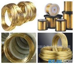 厂家直销黄铜线 金色铜线 h65黄铜线 黄铜丝批发1mm