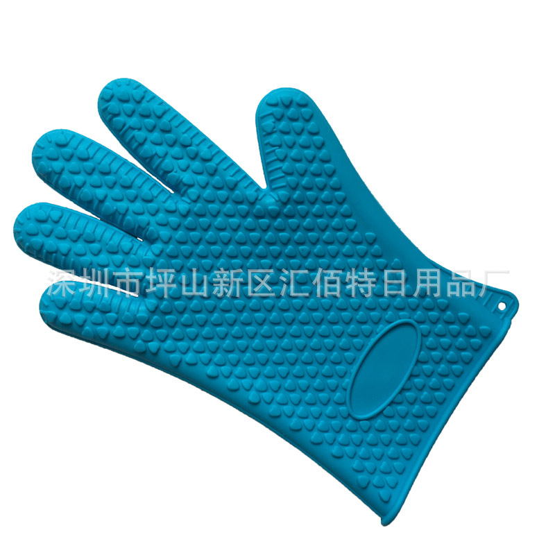 五指矽膠手套