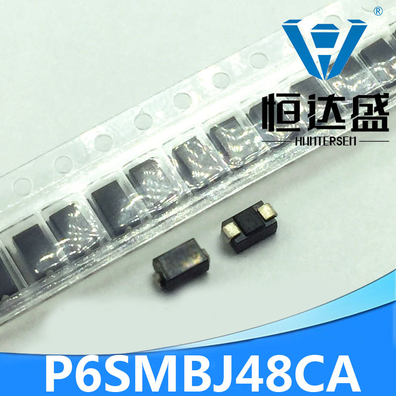 双向SMBJ48CA P6SMB48CA SMB TVS瞬态抑制二极管|ms