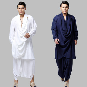 men kungfu clothingpin cotton hemp suit Tai Fu CHanfu Taichi Clothing tea suit CHanfu Taichi Clothing 