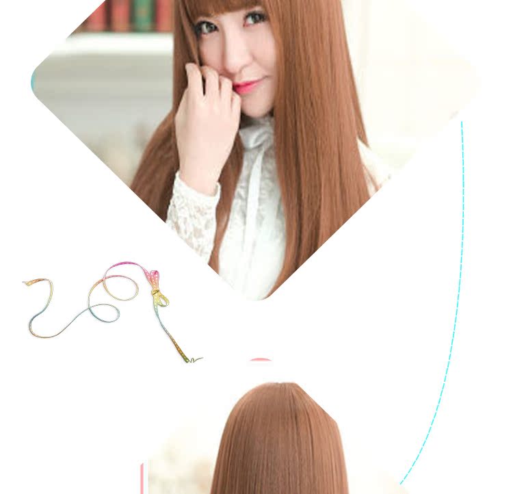 Perruque Long cheveux raides - Ref 2612579 Image 8