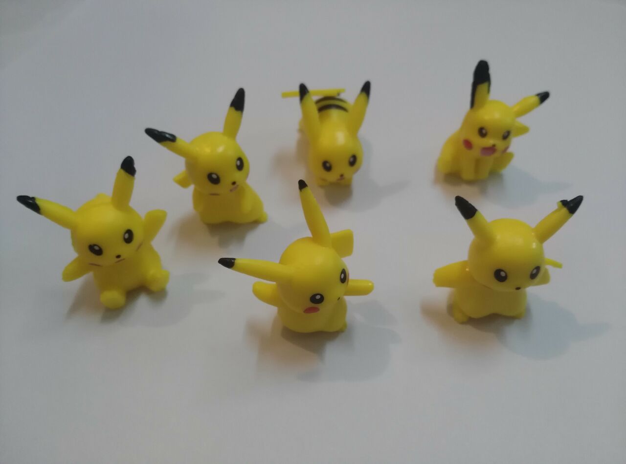 POKEMAN宠物小精灵公仔 口袋妖怪小号皮卡丘摆件玩偶批发