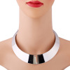 Accessory, fashionable metal choker, necklace, European style, punk style