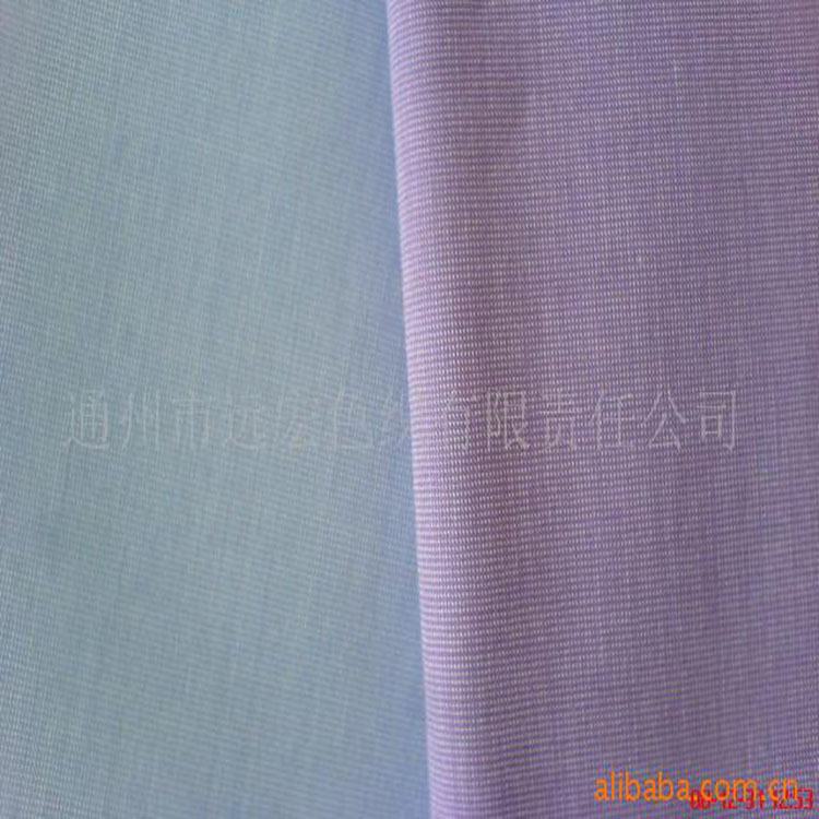 厂家纯色春夏涤纶色织布 南通平纹提花色织布料