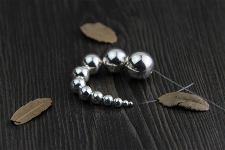 Бисер, аксессуары, бусин bracelet handmade, ожерелье, S925, проба серебра 925