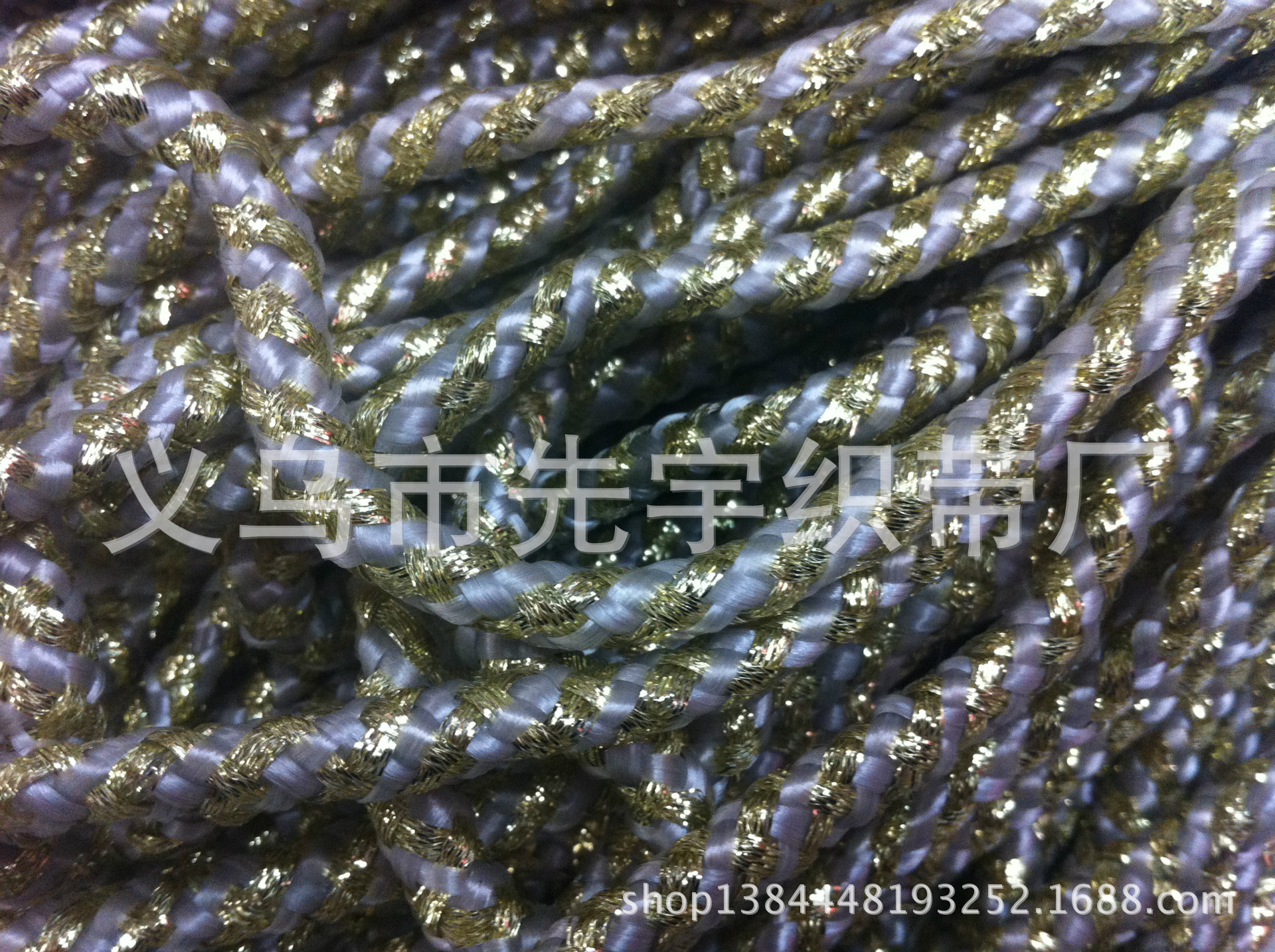 厂家直销金银线金银丝、八股金银丝、八股金线、伞绳，三股绳