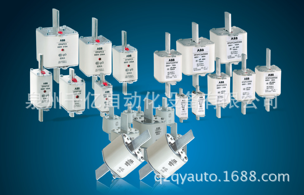 ABB原装正品低压熔断器熔芯OFAFC00GG4