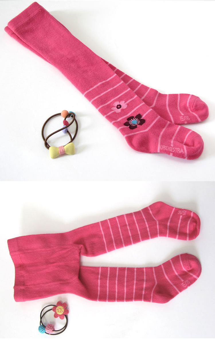 春秋冬款纯棉保暖儿童宝宝连裤袜 加档厚婴儿打底裤袜子 外贸原单