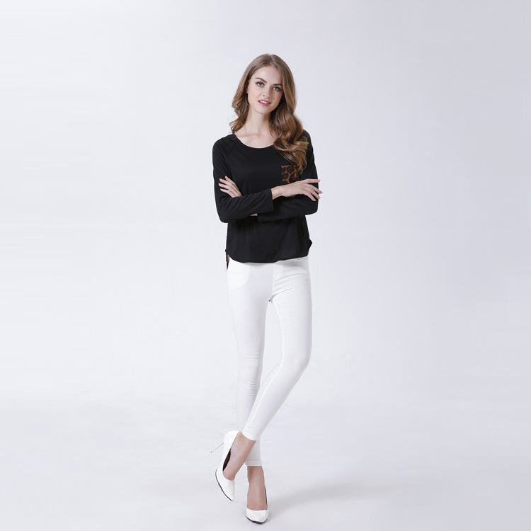 all-match slim long-sleeved T-shirt  NSJR22618