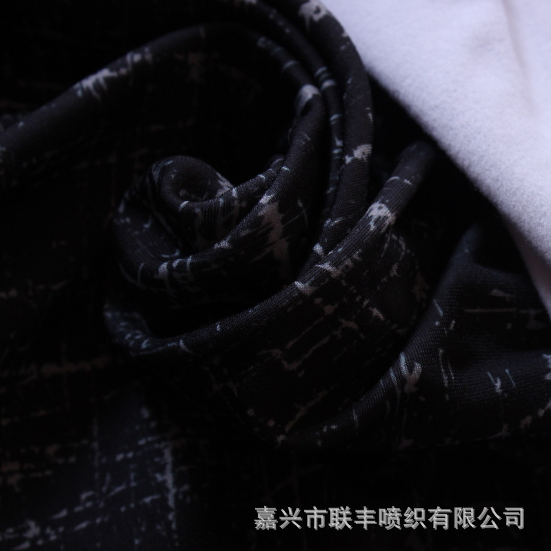 热销产品针织布立体印花 弹力舒适运动服家居服背心休闲服面料