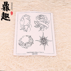 紋身仿真皮 高檔紋身練習皮 紋身假皮 紋身練習皮帶圖案 紋身器材