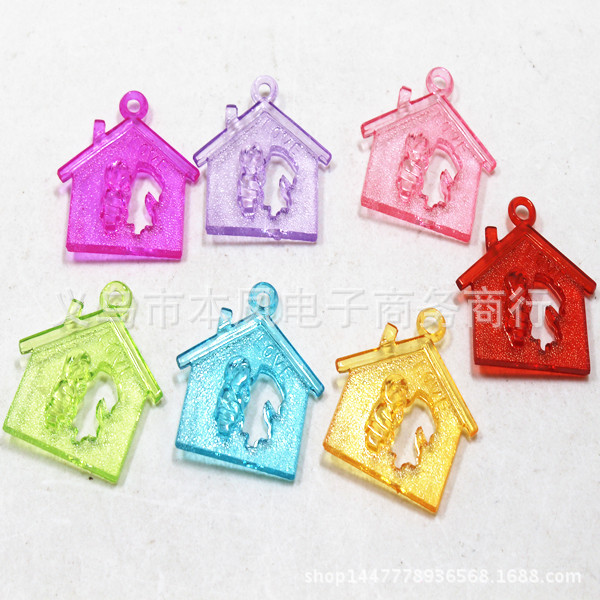 children's hut with beads