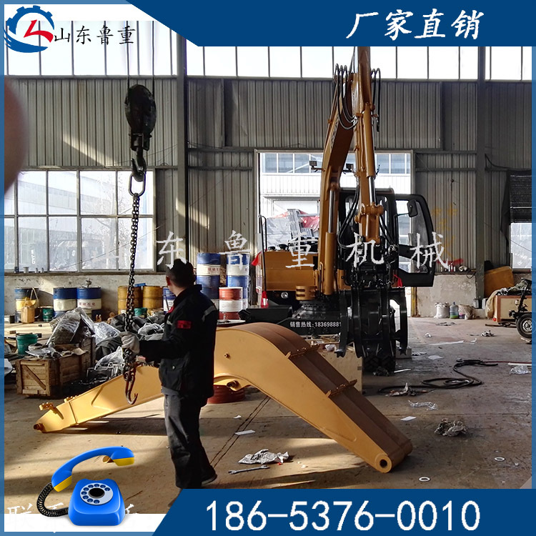 90型轮式抓木机  甘蔗拾装机 木材市场抓木机