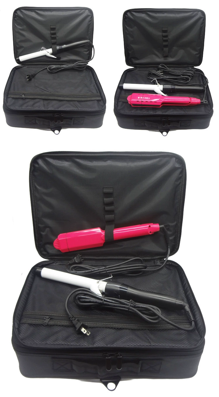 Big capacious handheld cosmetic bag, purse, suitcase