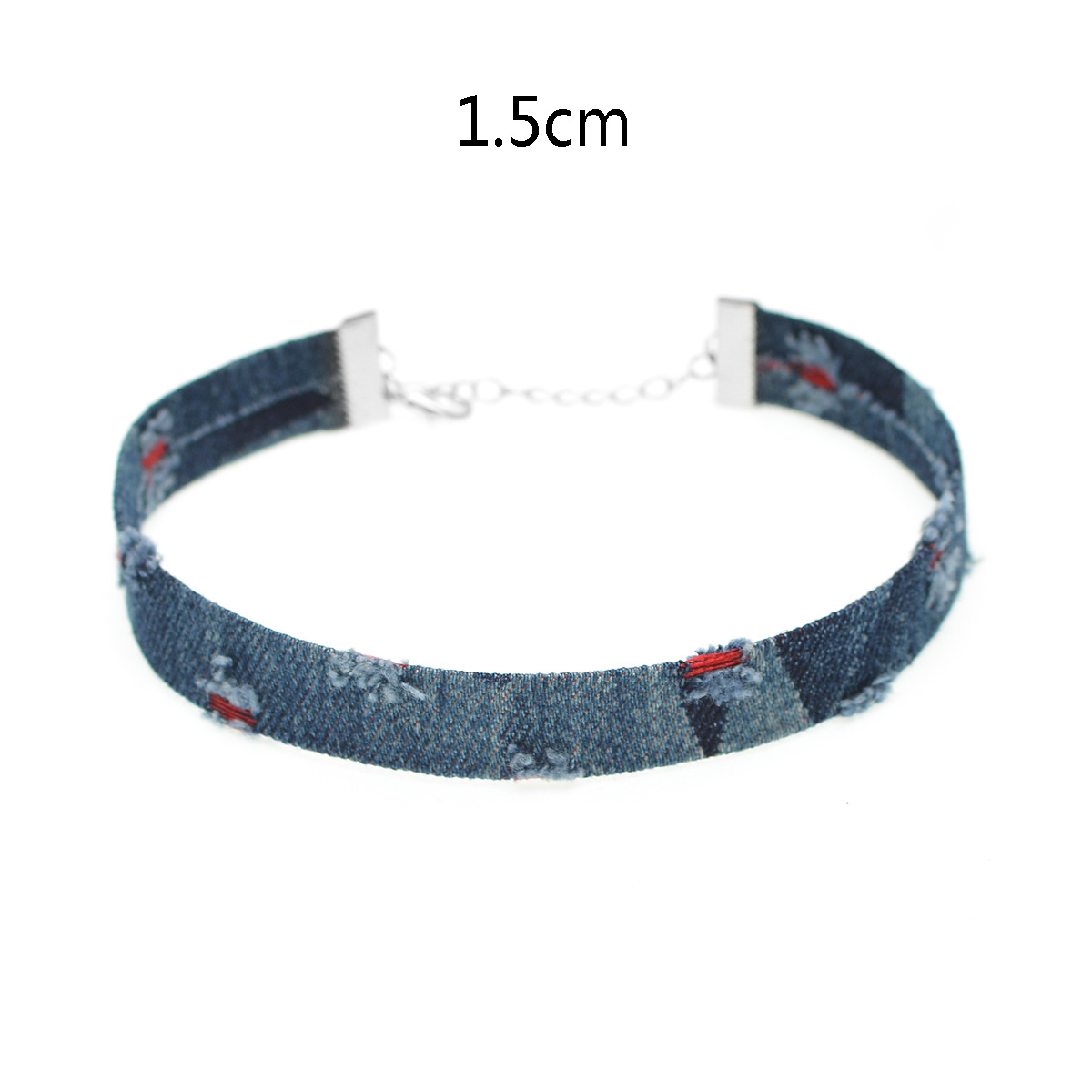 Collar Deshilachado Denim Multi Estilo Collar display picture 10