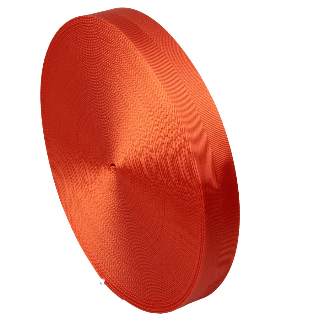 兴化 现货 3.8cm 鲜橙色 反光 人字纹 尼龙 带