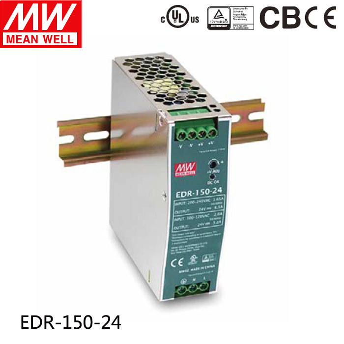 ԭװ̨��MEAN WELL��γ���������Դ EDR-150-24 150W 24V 6.5A