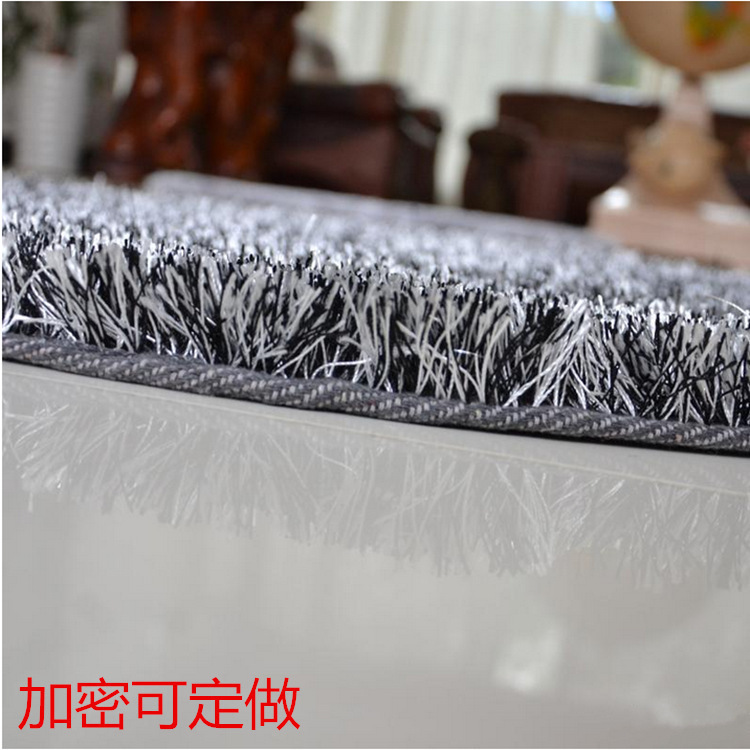 厂家直销 圆形韩国丝地毯 电脑椅垫 简约现代书房防滑垫 瑜伽垫|ru