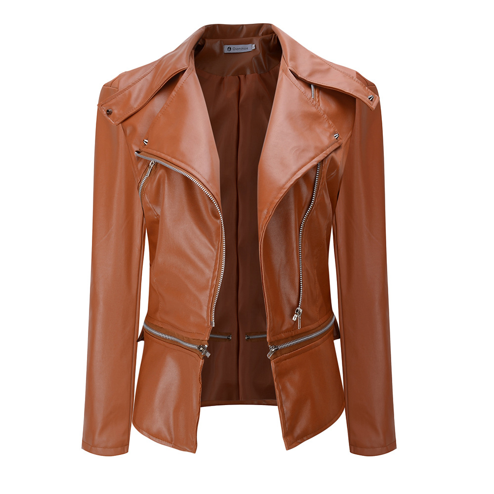 Veste cuir femme en PU - Ref 3447368 Image 5