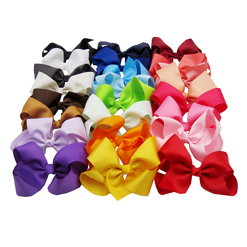 Cute Solid Color Flower Cloth Hair Clip display picture 1