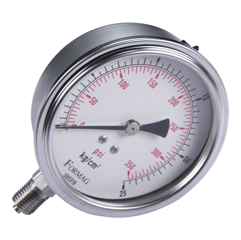 余姚名扬专业生产定制各种规格精密水压表 优质水压表 浙江水压表