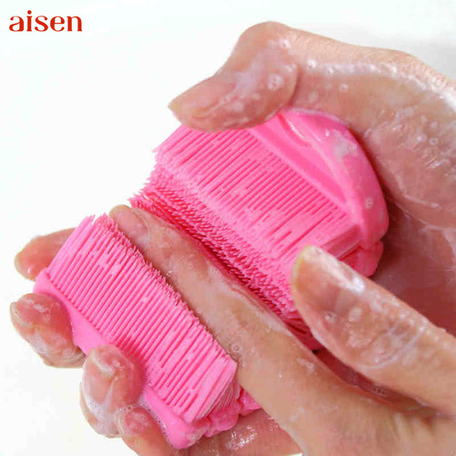 Japan AISEN children's hand washing brush, hand massage brush, nail cleaning brush, cleaning brush, finger gap brush