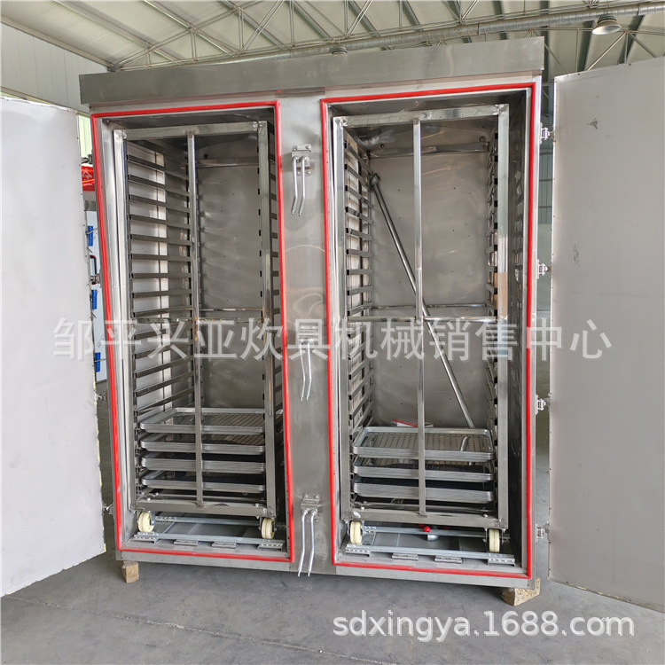 供应山东不锈钢馒头蒸房 蒸饭车醒蒸一体蒸房