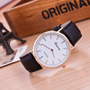 Fashionable ultra thin belt, quartz swiss watch suitable for men and women